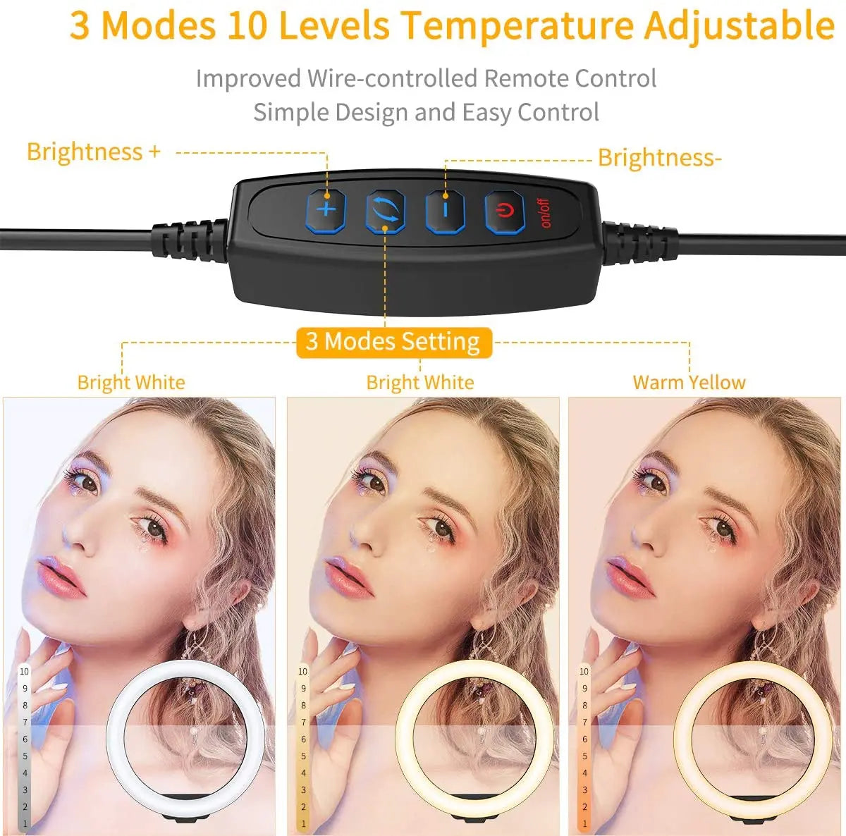 LED Selfie Ring Light — Studio Lighting for Self-Tapes