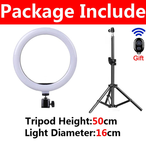 LED Selfie Ring Light — Studio Lighting for Self-Tapes