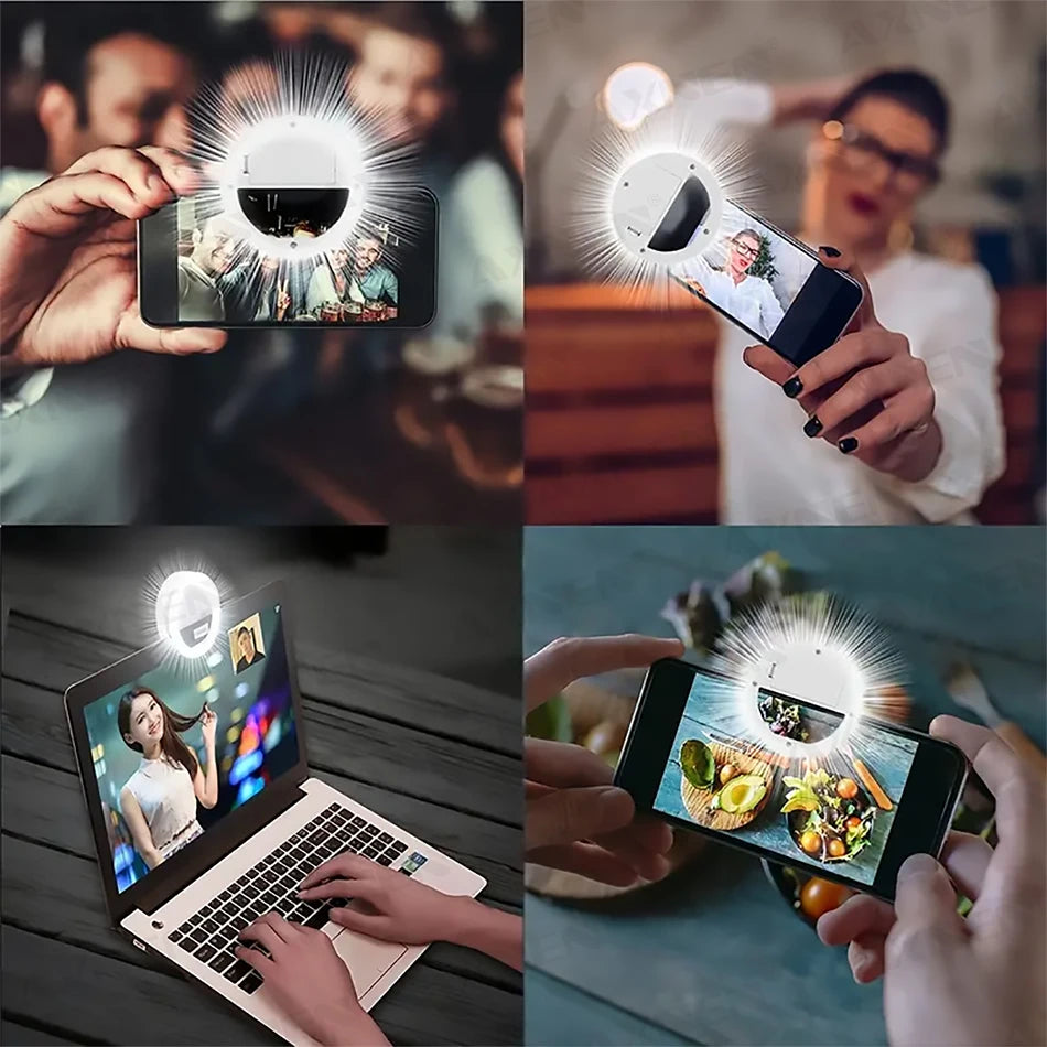 Mini LED Ring Light — Actor Self-Tape & Content Tool