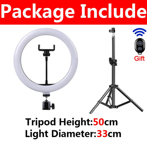 LED Selfie Ring Light — Studio Lighting for Self-Tapes