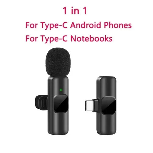 Portable Wireless Lavalier Mic — Self-Tape Ready
