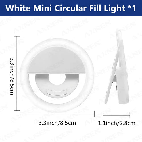 Mini LED Ring Light — Actor Self-Tape & Content Tool