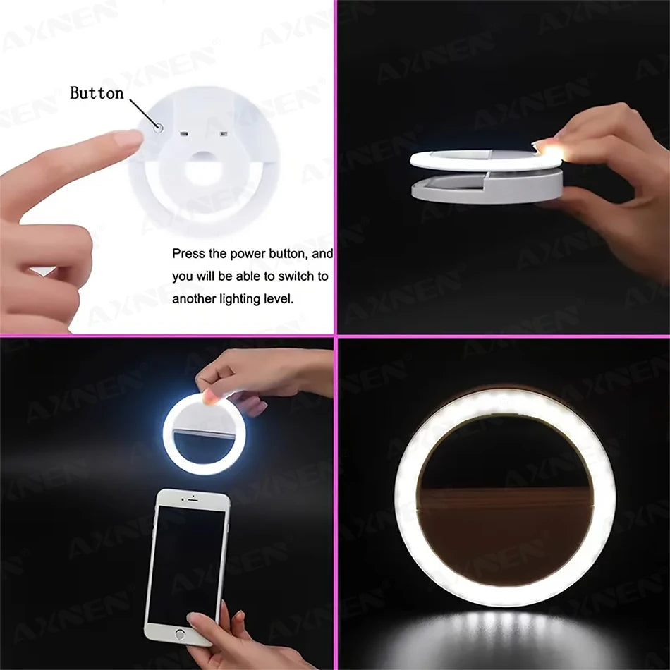 Mini LED Ring Light — Actor Self-Tape & Content Tool