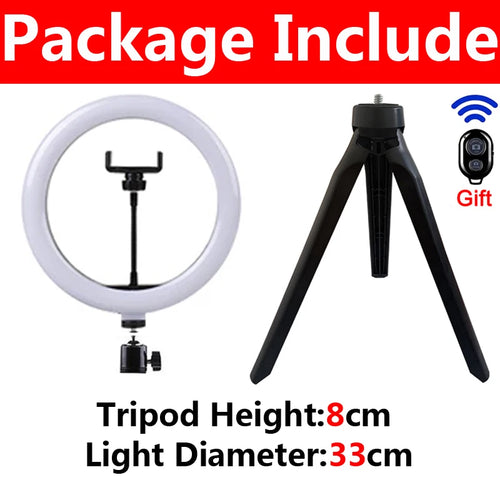 LED Selfie Ring Light — Studio Lighting for Self-Tapes