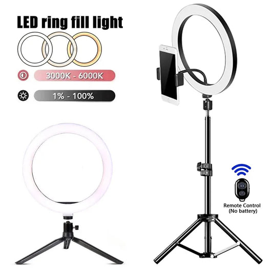 LED Selfie Ring Light — Studio Lighting for Self-Tapes